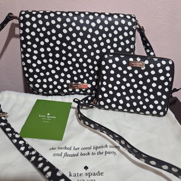 Kate Spade Boutique matching bag and wallet - Picture 1 of 15